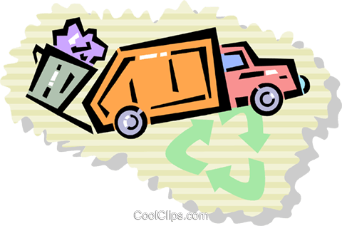 480x317 Garbage Trucks And Waste Removal Royalty Free Vector Clip Art