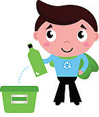 144x170 Garbage Man Clip Art