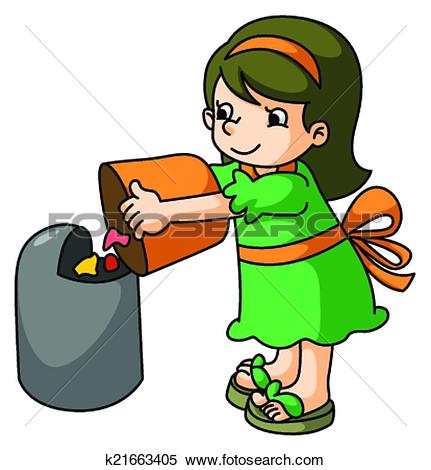 431x470 Trash Clipart Throw