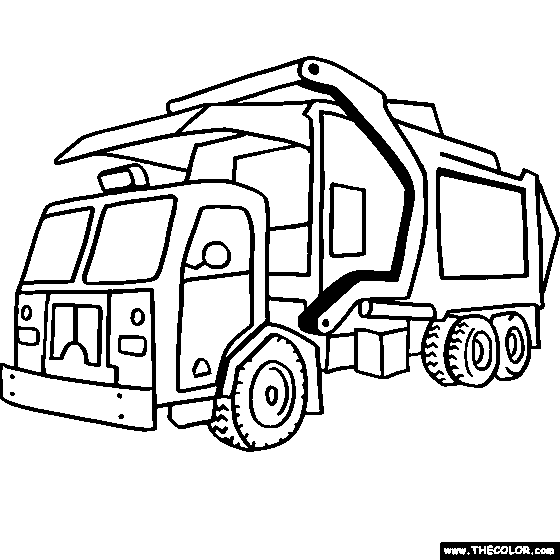 560x560 Garbage Truck Clipart