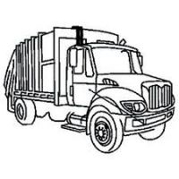200x200 Trash Truck Clipart