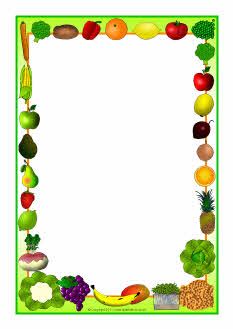 233x329 Garden Page Border Clip Art