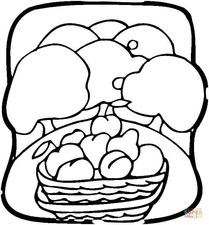 670x720 Fruit Garden Coloring Page Free Printable Coloring Pages