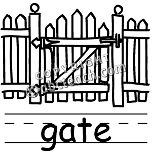 300x300 Gate Clipart Art