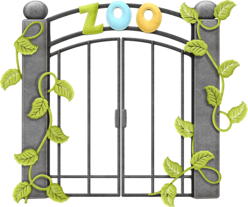 500x417 Cute Gate Clipart