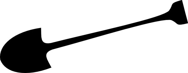 600x234 Garden Shovel Clipart