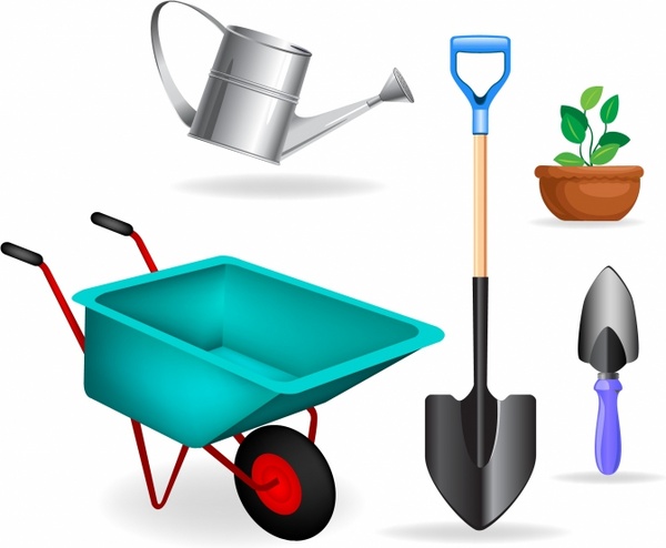 600x494 Garden Tools. Free Vector In Adobe Illustrator Ai ( Ai