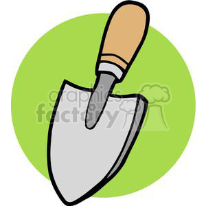300x300 Royalty Free Small Gardening Shovel 379674 Vector Clip Art Image