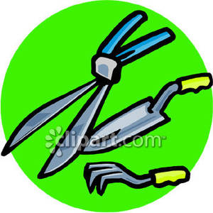 300x300 Garden Hoe Clip Art