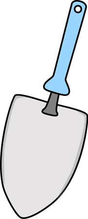 181x450 Garden Trowel Clip Art