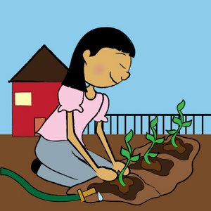 300x300 Gardening Clipart Image