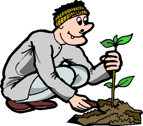 490x432 Gardening Clip Art