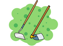 210x153 Garden Clipart Garden Spade