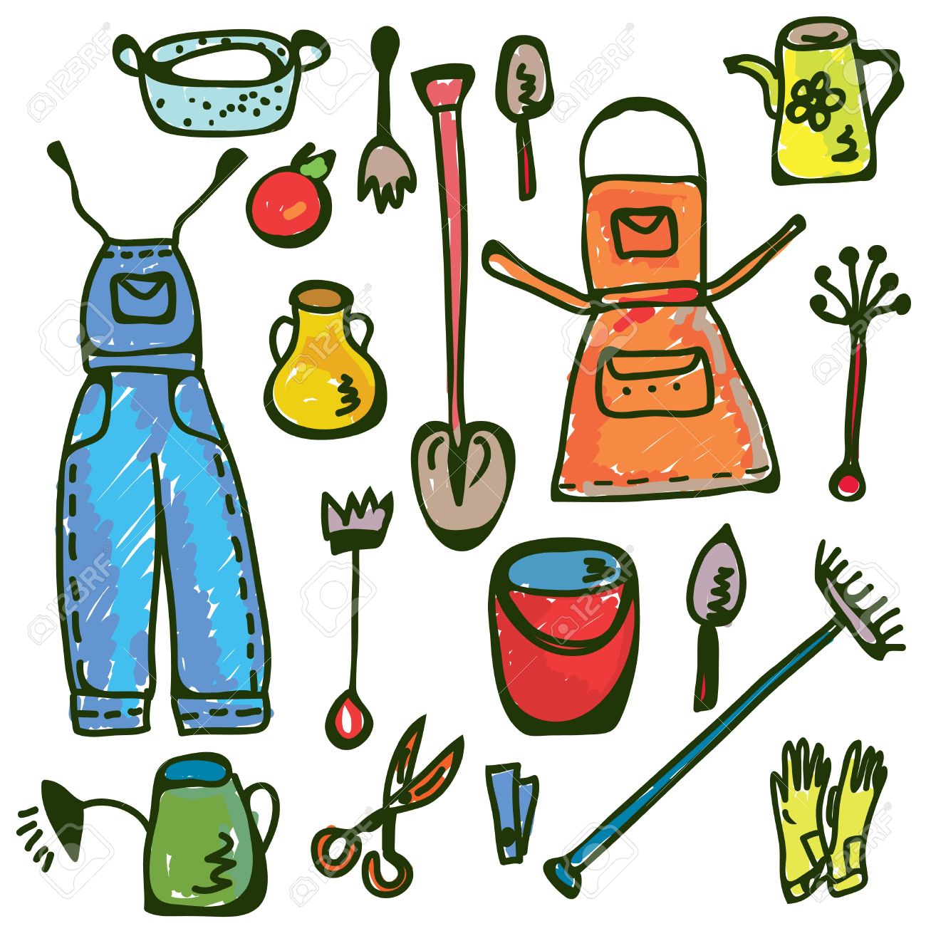 1300x1300 Garden Clipart Gardening Tool