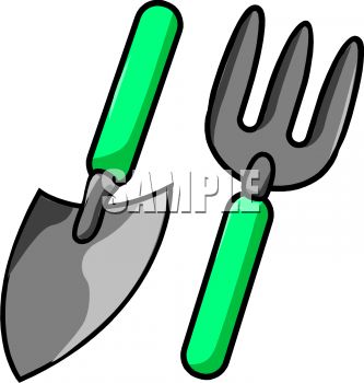 333x350 A Set Of Gardening Tools