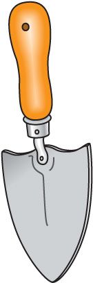 135x408 Garden Spade Clipart