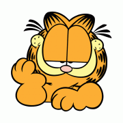180x180 Garfield Clipart Face