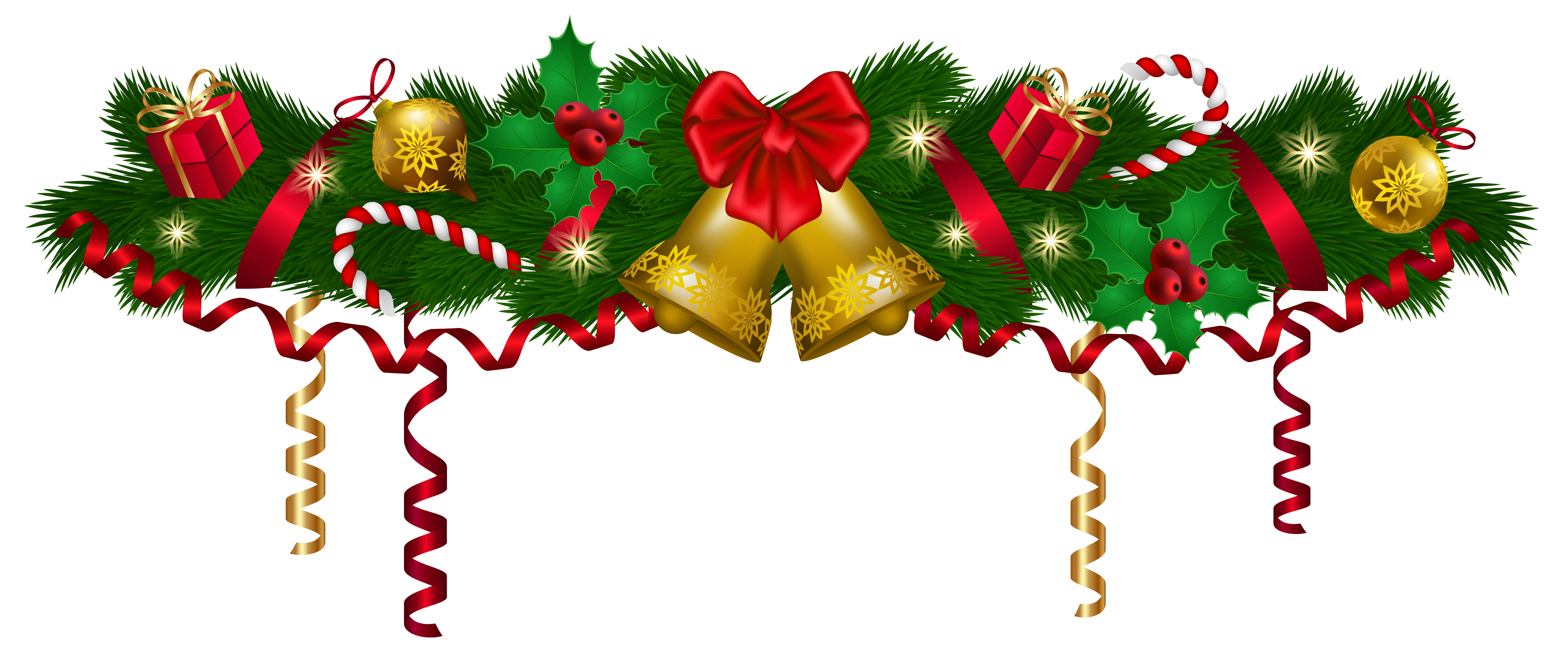 6193x2612 Christmas Deco Garland Png Clip Art Imageu200b Gallery Yopriceville