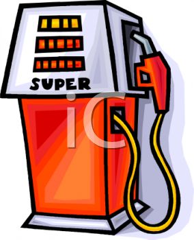 284x350 Royalty Free Clip Art Image Super Octane Gas Pump
