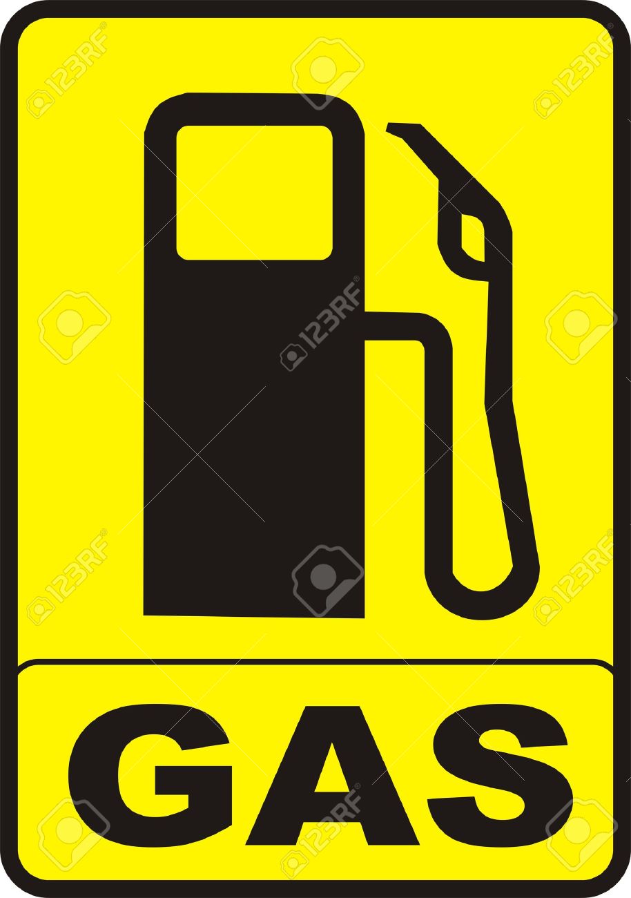 914x1300 Sign Clipart Gas Station