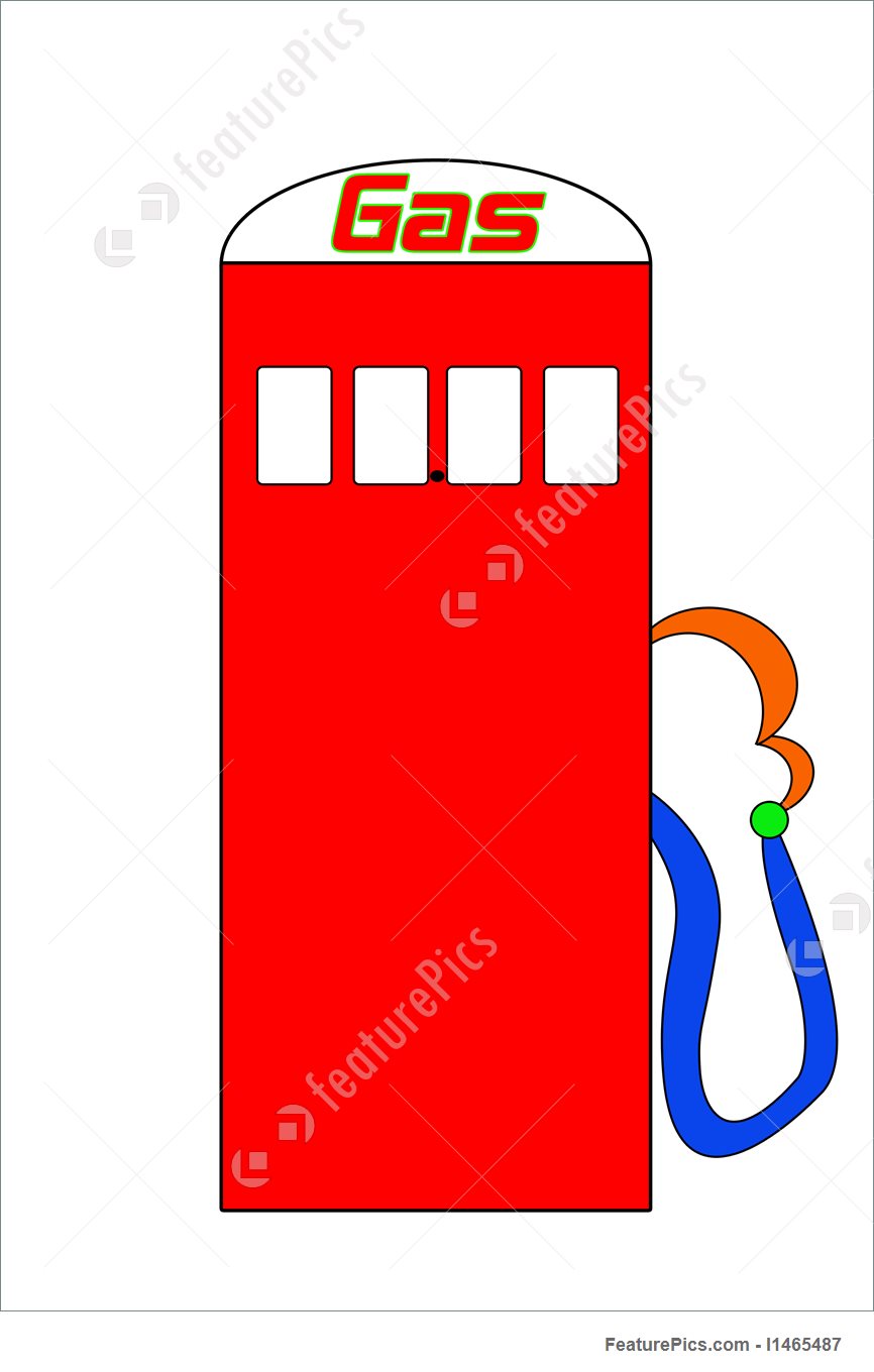 866x1360 Illustration Of Cartoon Gas Pump