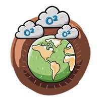 200x200 Icon Icons Symbol Symbols Nature Oxygen O2 Gas Gases Atmosphere