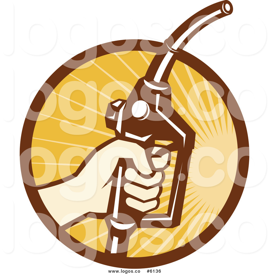 1024x1044 Royalty Free Clip Art Vector Logo Of A Hand Holding A Gas Fuel