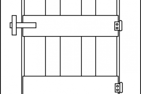 450x300 Black Gate Clip Art