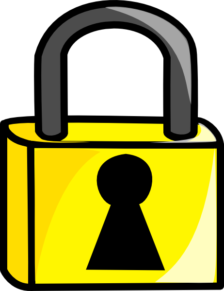 462x599 Clip Art Of Locks For Gates Clipart