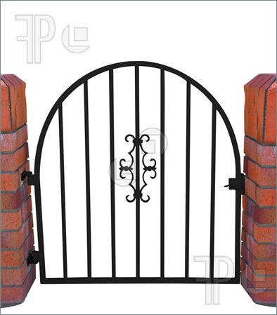 394x449 Fence Gates Clipart Cliparthut