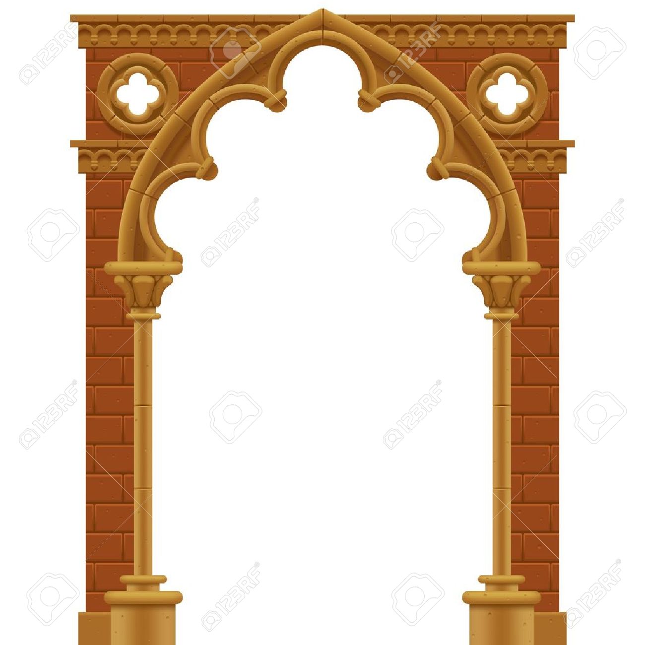 1300x1300 Arch Clipart Vector