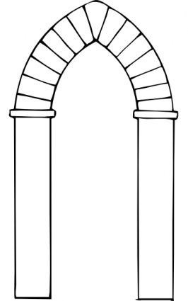 266x425 Islamic Arch Clipart