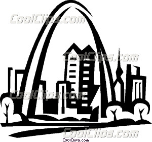 300x280 St Louis Arch Clipart