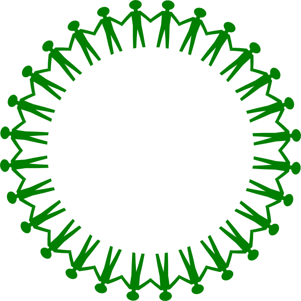 600x600 Clip Art Black Family Gathering Clipart