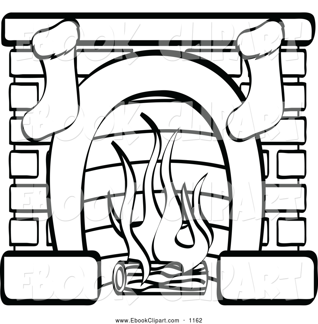1024x1044 Clip Art Black And White Fireplace Clipart