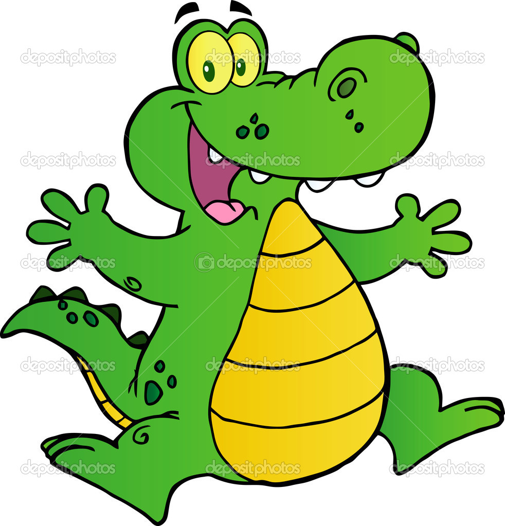 982x1023 Cartoon Gator