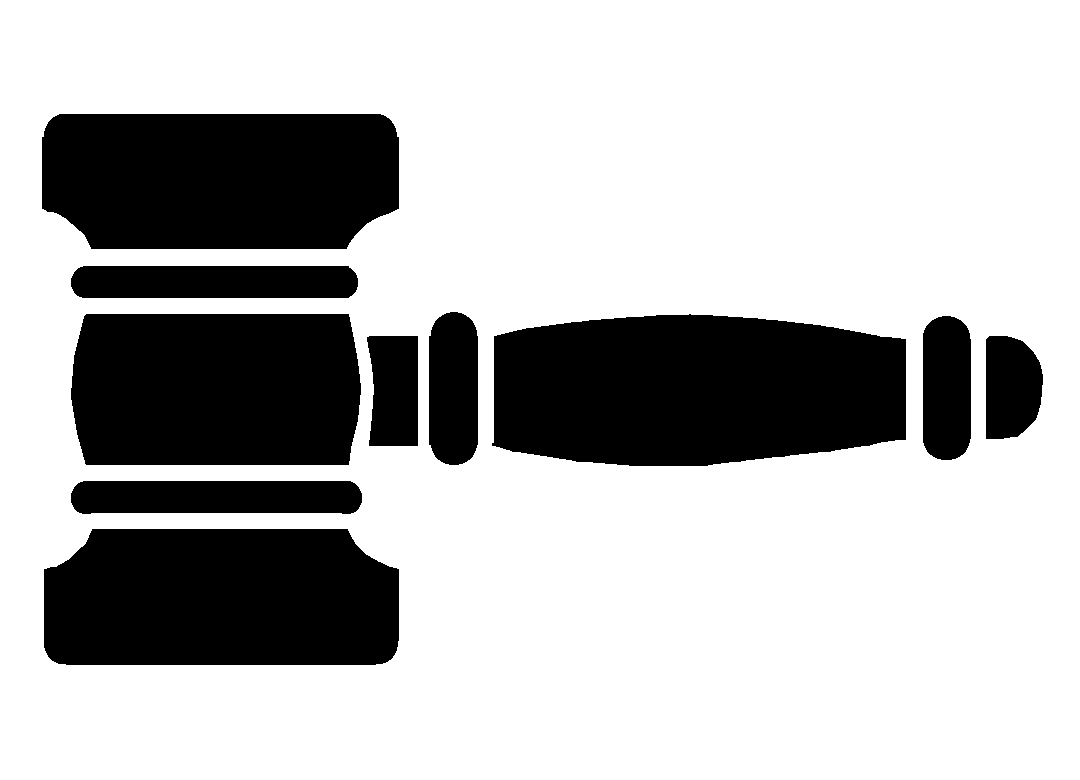 1080x780 Gavel Black And White Clipart Clipartcow Image