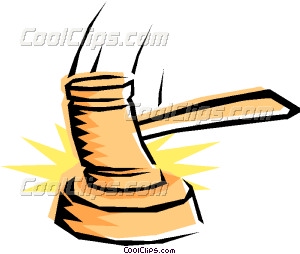 300x254 Gavel Vector Clip Art