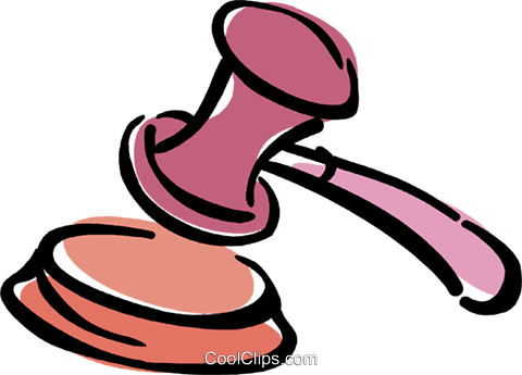 480x345 Gavel Royalty Free Vector Clip Art Illustration Vc040215