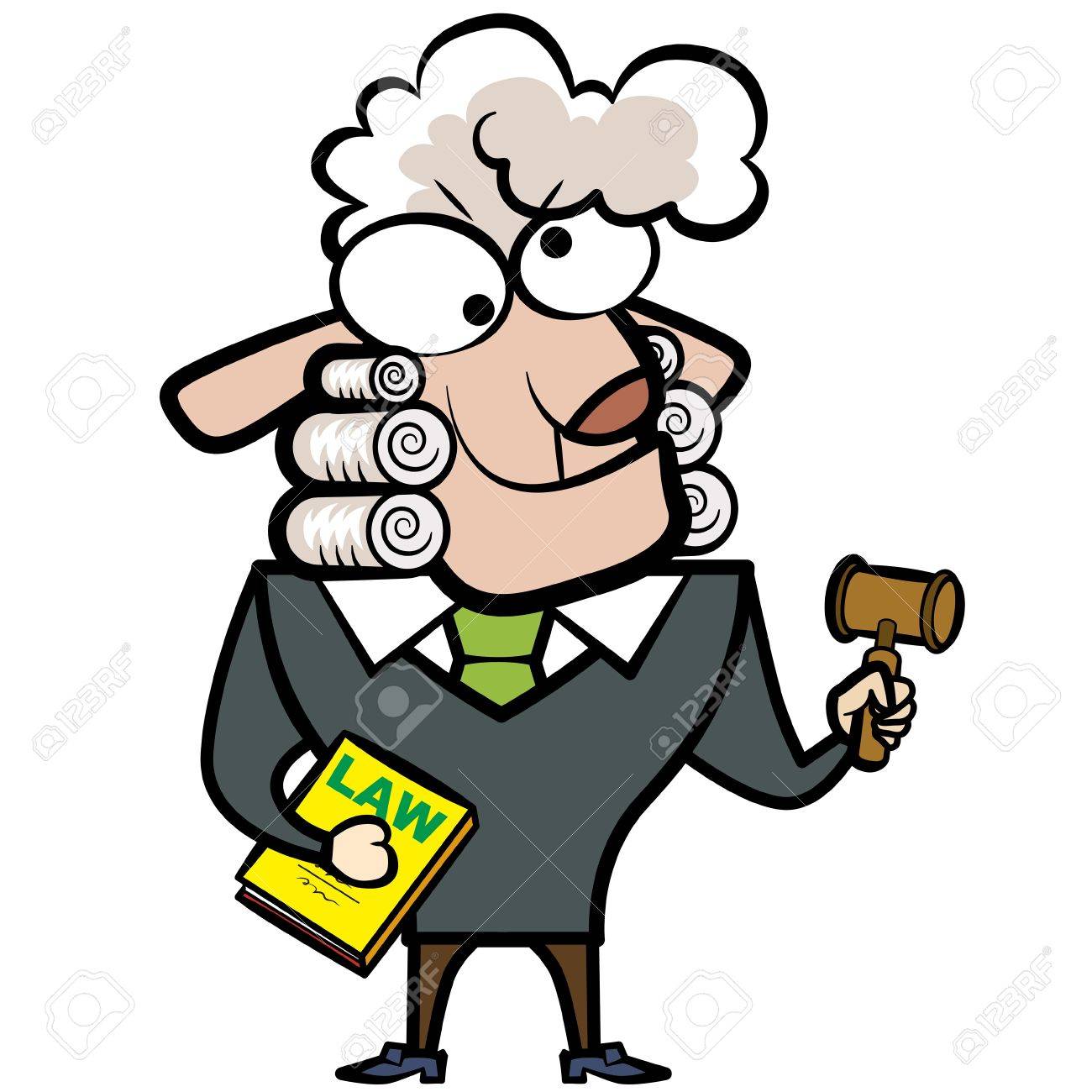 1300x1300 Cartoon Sheep Judge With A Gavel And Law Book Royalty Free