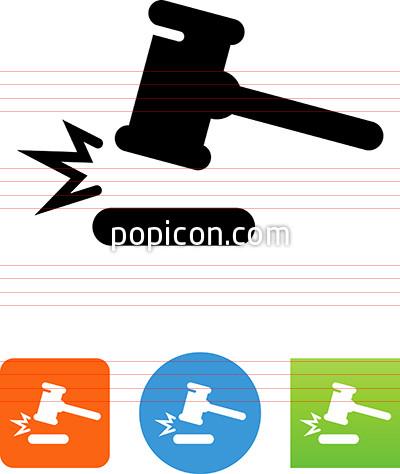 400x474 Gavel Mallet Icon