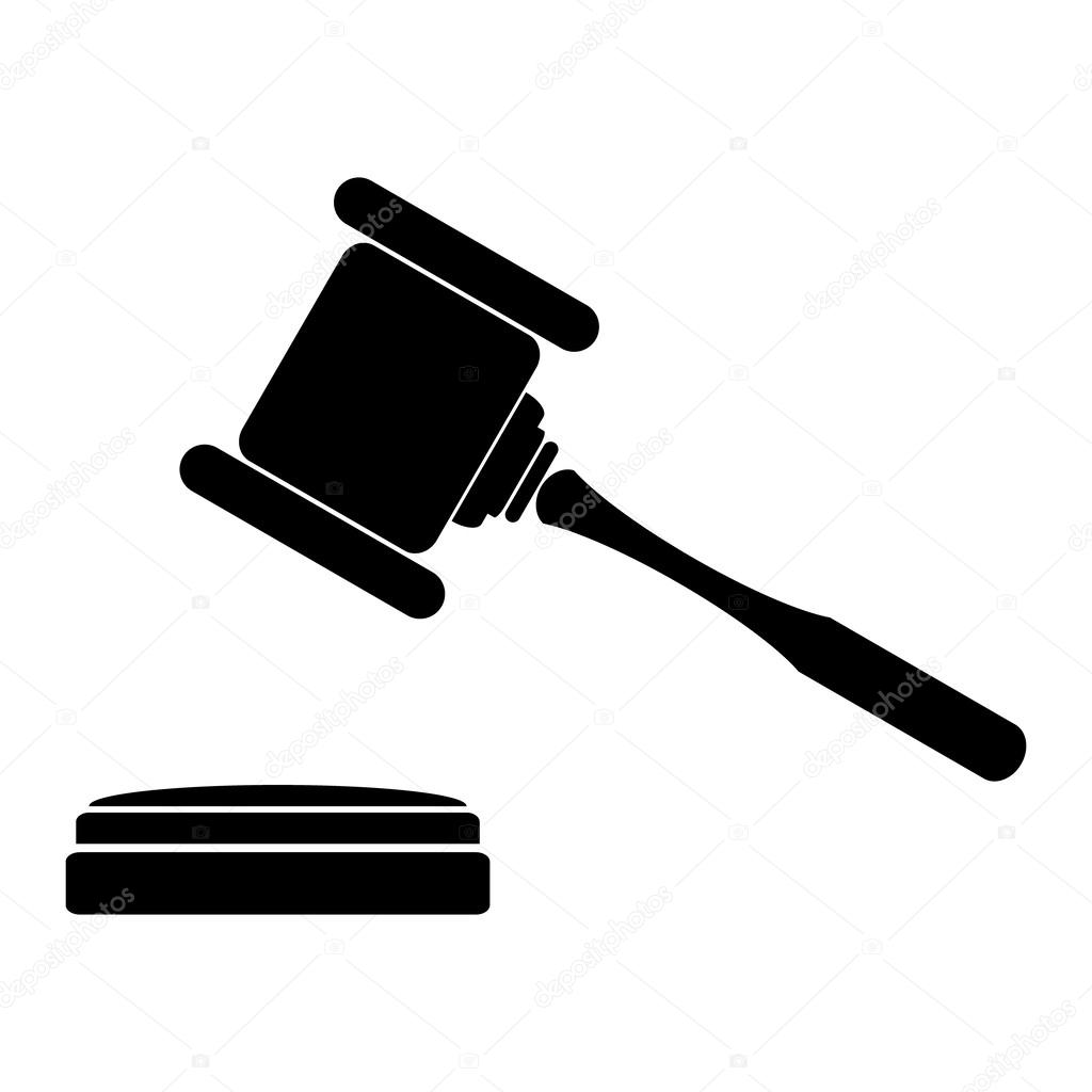 1024x1024 Judge Gavel Icon Stock Vector Konstsem