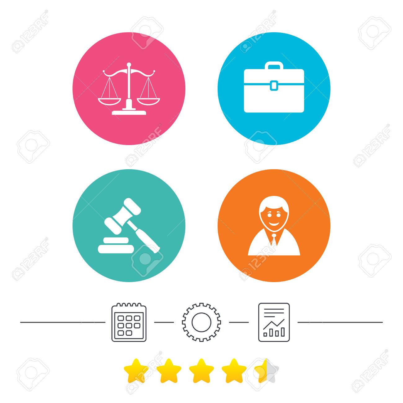 1300x1300 Scales Of Justice Icon. Client Or Lawyer Symbol. Auction Hammer
