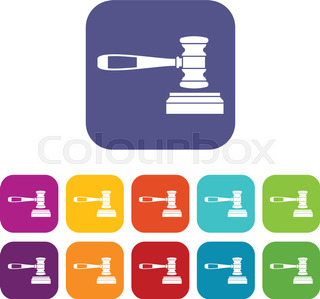 320x299 Vector Judge Gavel Stock Vector Colourbox