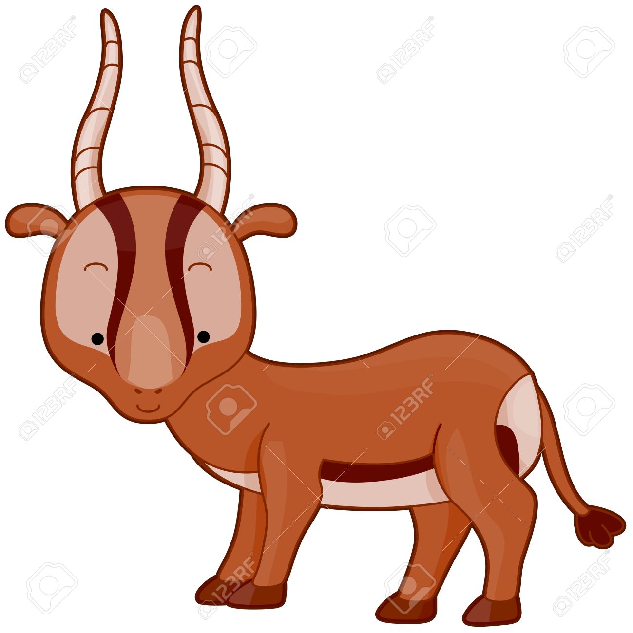 1299x1300 Gazelle Clipart Thompson