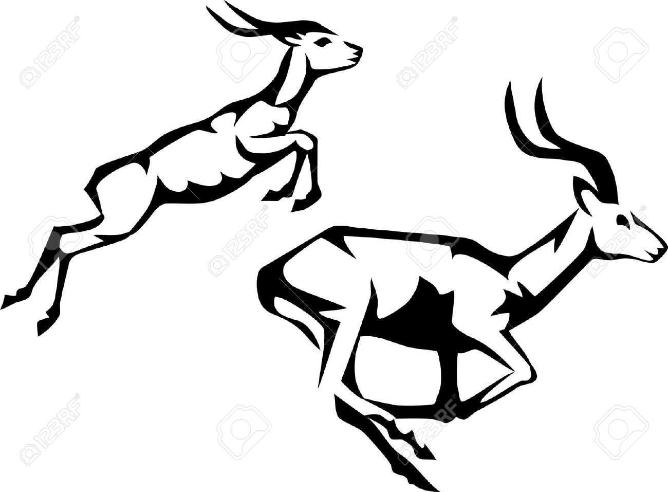 1300x957 Top 87 Gazelle Clipart