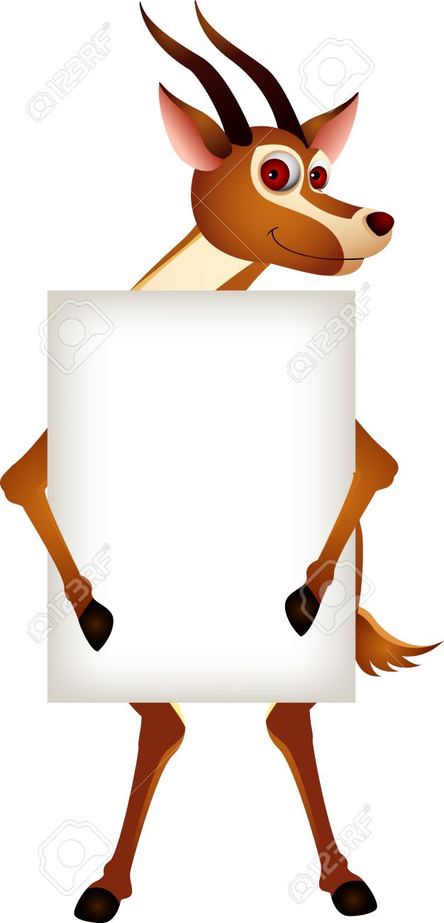 626x1300 Gazelle Clip Art