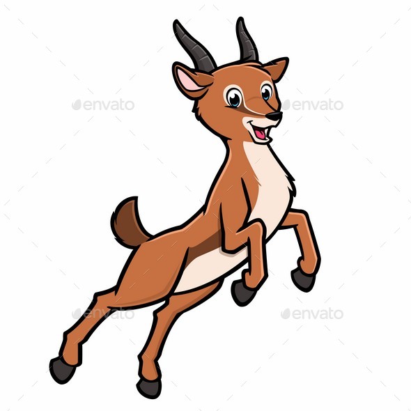 590x590 Cartoon Gazelle By Mumut Graphicriver