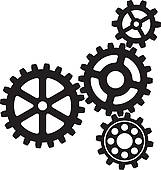 161x170 Gears Clip Art