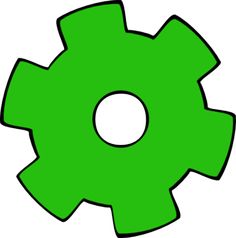 236x238 Blue Gear Cog Clip Art Children's Ministry Clip